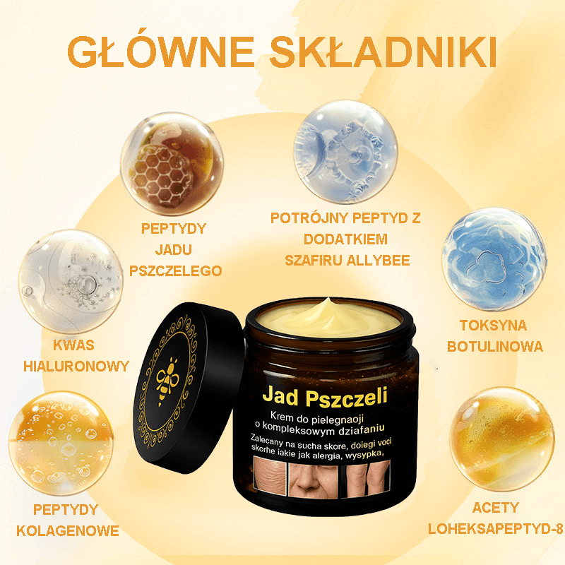 🔥Zatwierdzony przez GMP: Krem regenerujący skórę z jadem pszczelim — 🔥Ograniczona czasowo oferta 80% zniżki🔥