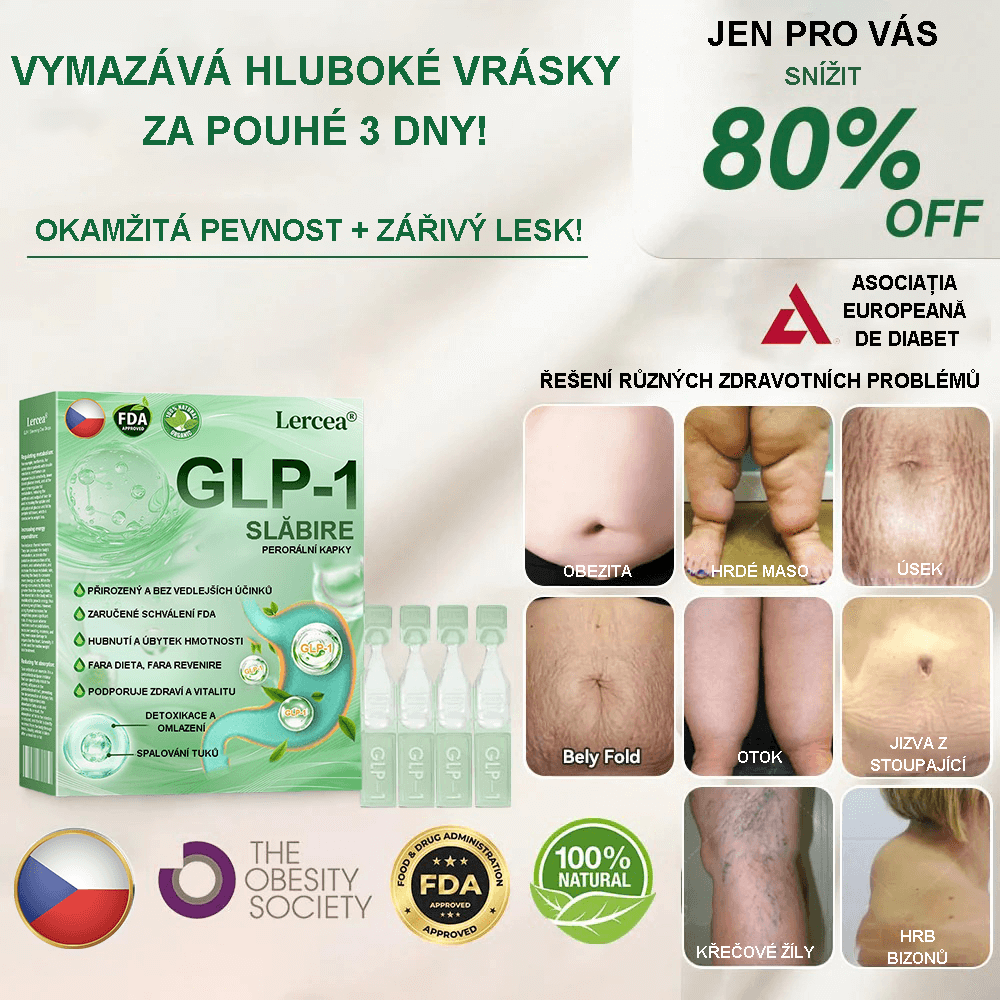 Získejte působivé výsledky za sedm dní 🏆 | GLP-1 perorální řešení pro hubnutí - 🌈Obezita Kardiovaskulární onemocnění Diabetes Spánková apnoe Problémy s klouby